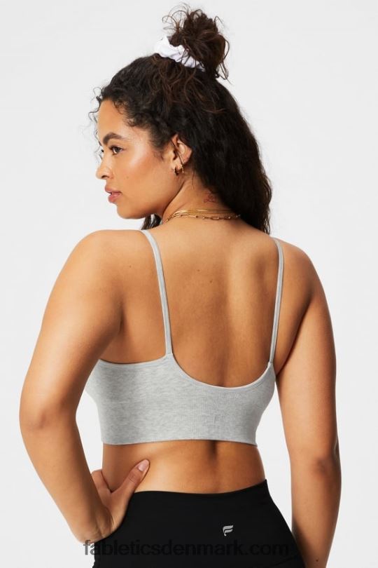 Fabletics Kvinder sky sømløs midi bralette PNX2T1508 blød gråmeleret