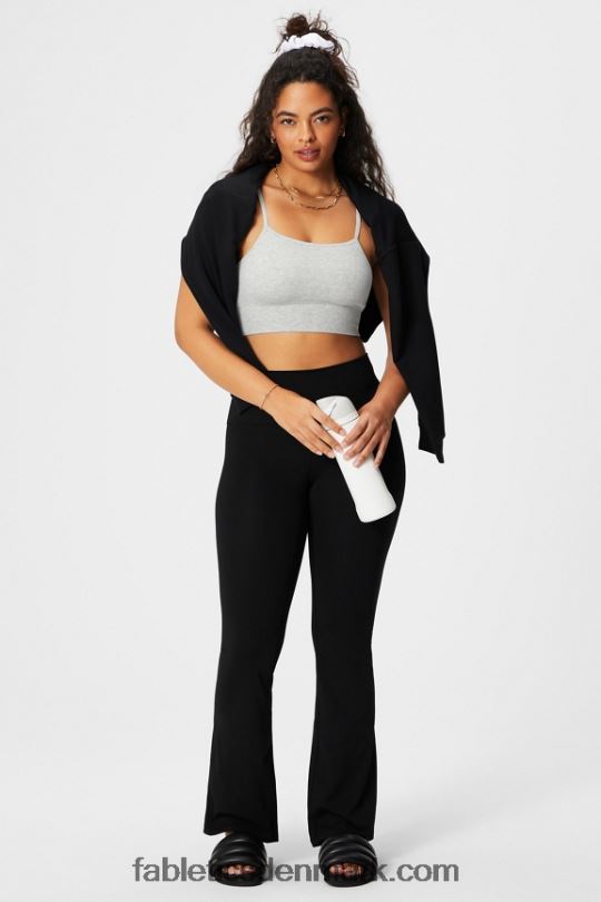 Fabletics Kvinder sky sømløs midi bralette PNX2T1508 blød gråmeleret