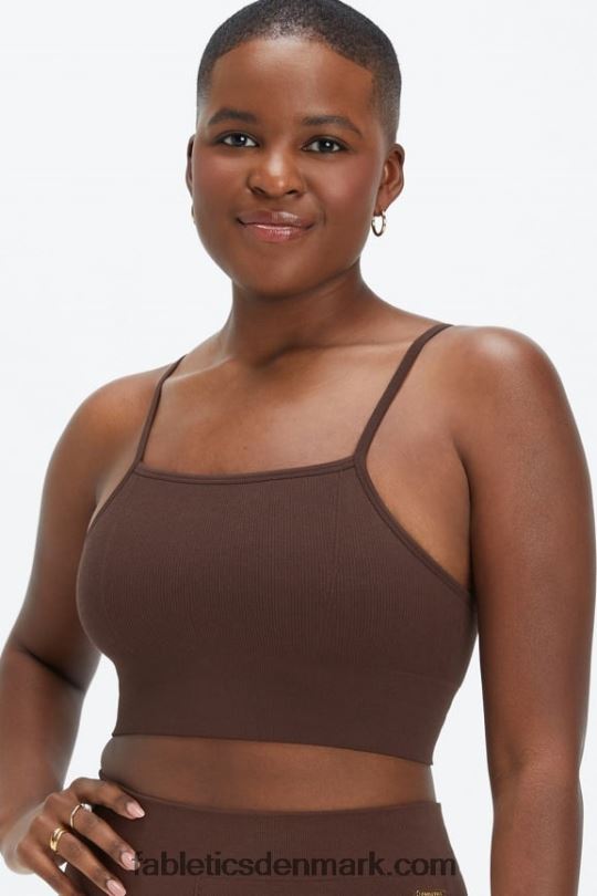 Fabletics Kvinder sky sømløs midi bralette PNX2T1512 cikorie kaffe