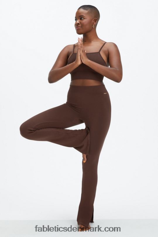 Fabletics Kvinder sky sømløs midi bralette PNX2T1512 cikorie kaffe