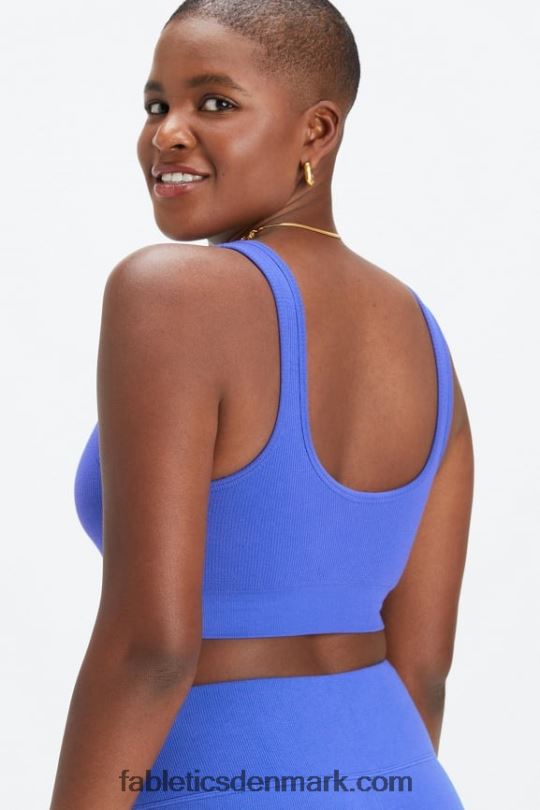 Fabletics Kvinder sky sømløs scoop back bh PNX2T1484 piscina/la logo bar