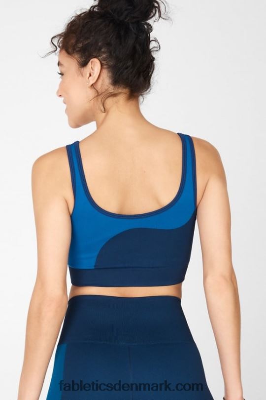 Fabletics Kvinder solrig vendbar sports-bh med lav slagkraft PNX2T1663 midnight navy/splash