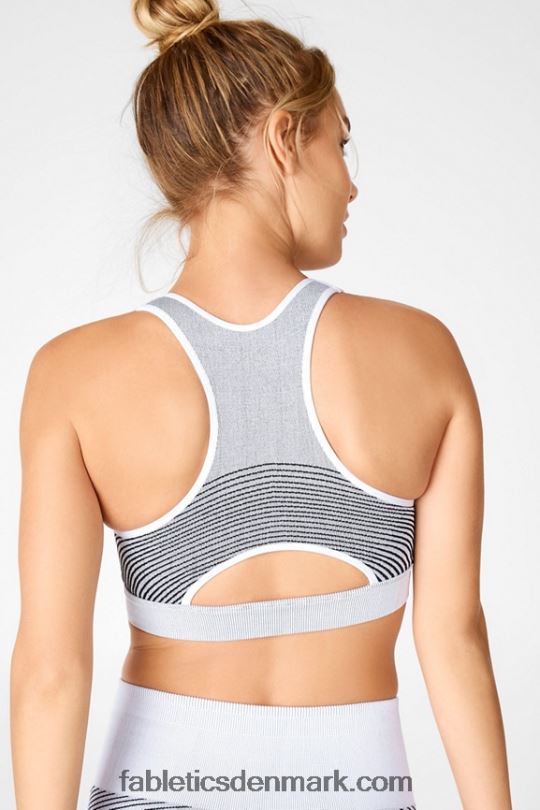 Fabletics Kvinder stjerne sømløs bh PNX2T1682 isgrå/sort