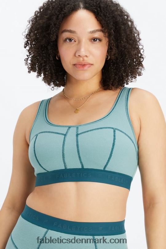 Fabletics Kvinder vaffel bh PNX2T1532 arktisk bølge/midnatsbølge