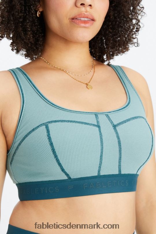 Fabletics Kvinder vaffel bh PNX2T1532 arktisk bølge/midnatsbølge