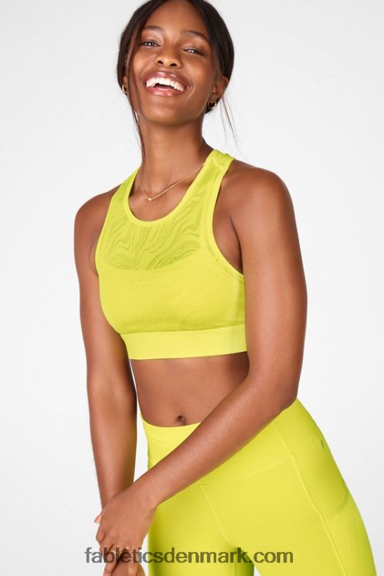 Fabletics Kvinder aja shine high impact sports bh PNX2T1443 gejst