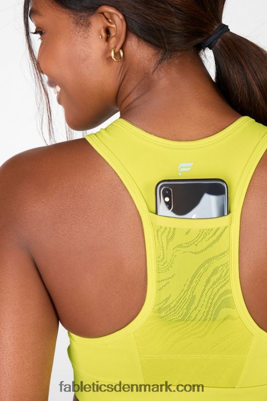 Fabletics Kvinder aja shine high impact sports bh PNX2T1443 gejst