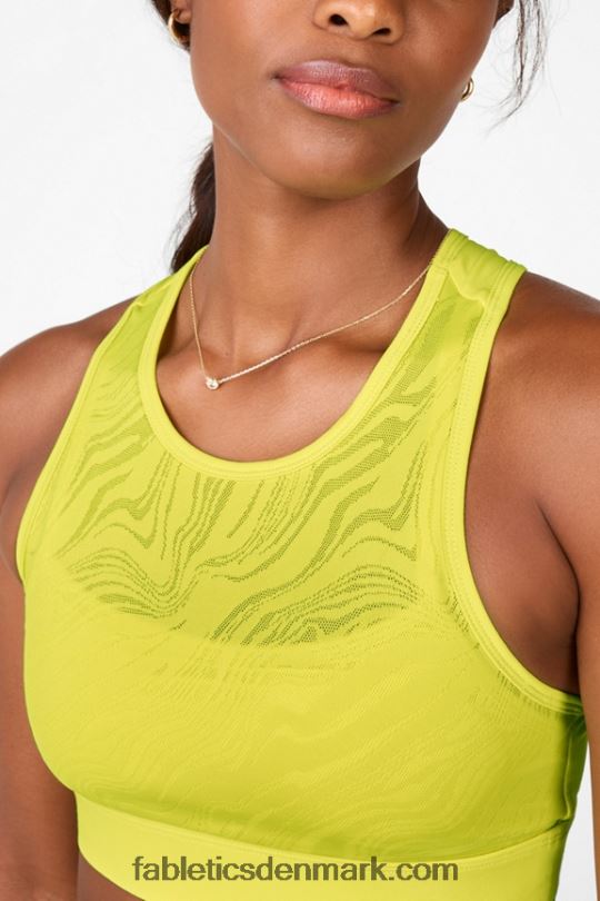 Fabletics Kvinder aja shine high impact sports bh PNX2T1443 gejst