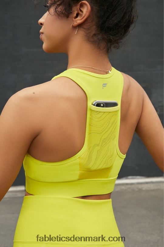 Fabletics Kvinder aja shine high impact sports bh PNX2T1444 gejst
