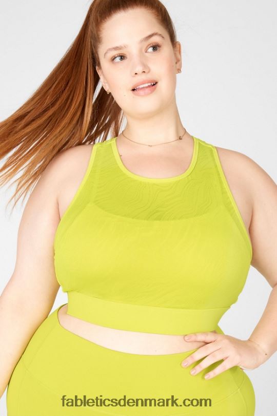 Fabletics Kvinder aja shine high impact sports bh PNX2T1444 gejst