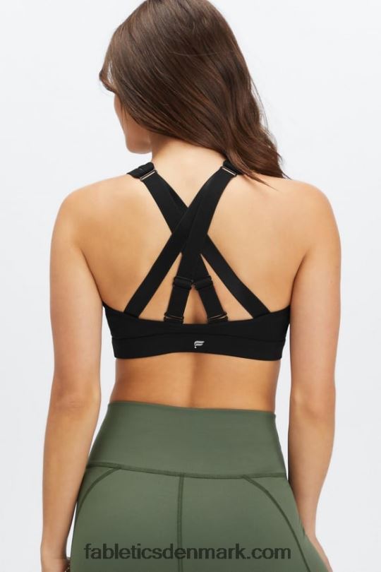 Fabletics Kvinder belle high impact sports bh PNX2T1398 sort