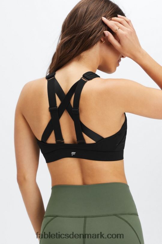 Fabletics Kvinder belle high impact sports bh PNX2T1398 sort