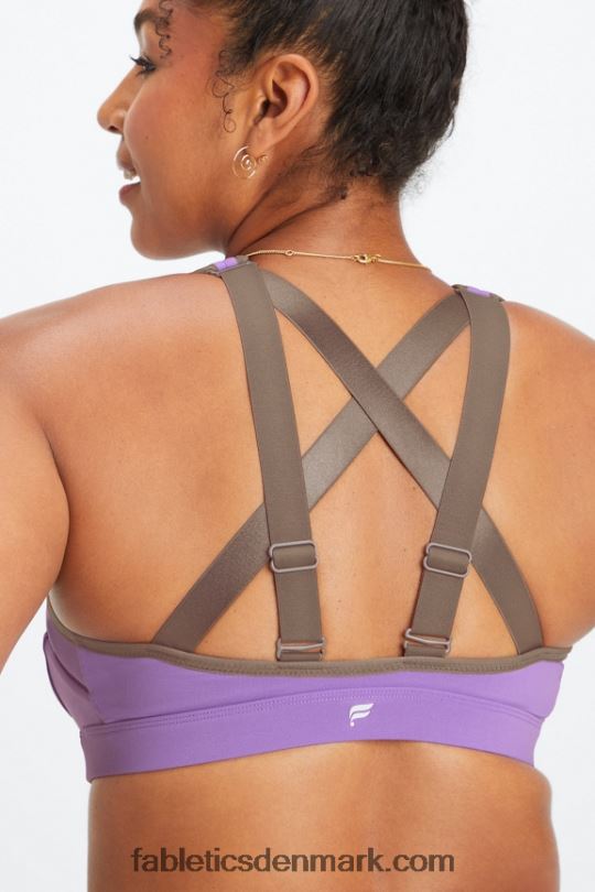 Fabletics Kvinder belle high impact sports bh PNX2T1399 ultraviolet/pilebark