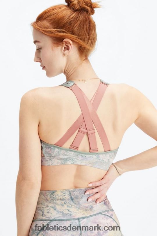 Fabletics Kvinder belle high impact sports bh PNX2T1401 moonrock/pink canyon