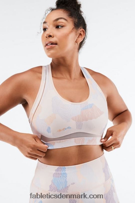 Fabletics Kvinder belle high impact sports bh PNX2T1407 tørt/varmt sand