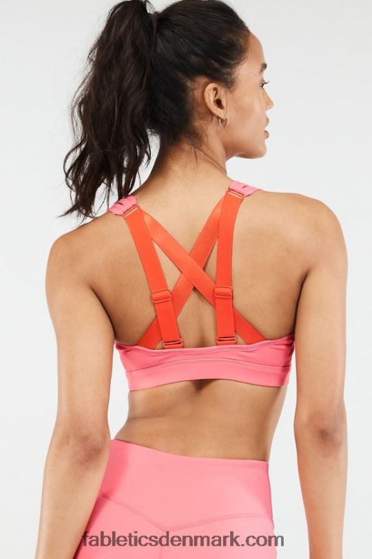 Fabletics Kvinder belle high impact sports bh PNX2T1408 solnedgang/bål