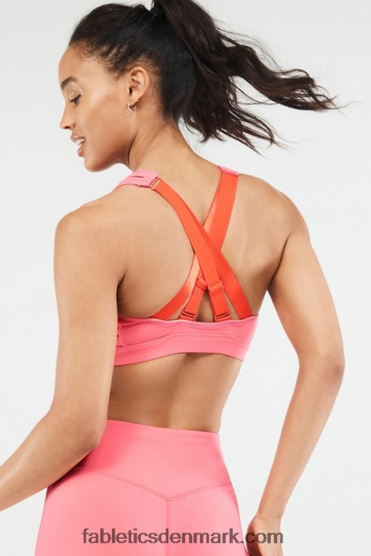 Fabletics Kvinder belle high impact sports bh PNX2T1408 solnedgang/bål