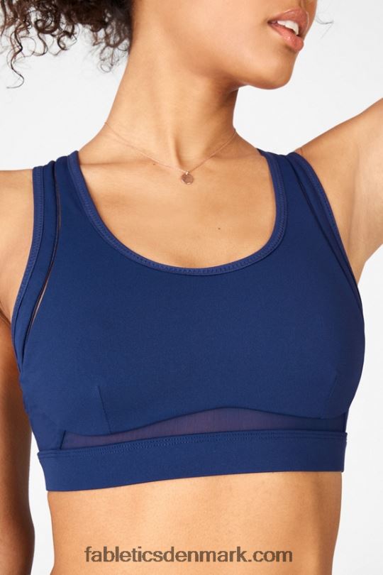 Fabletics Kvinder belle high impact sports bh PNX2T1411 flåde