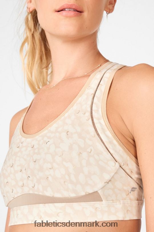 Fabletics Kvinder belle high impact sports bh PNX2T1412 chill/mat guld