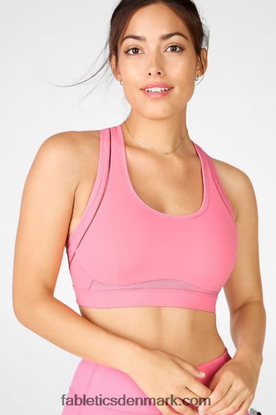 Fabletics Kvinder belle high impact sports bh PNX2T1414 rosenrød lilla