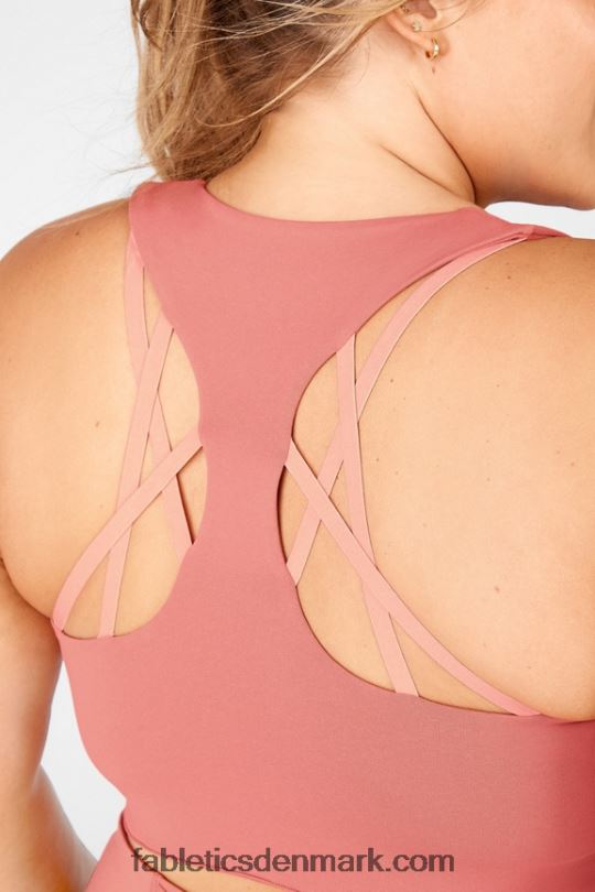 Fabletics Kvinder boost high impact sports bh PNX2T1442 støvet cedertræ/blomst