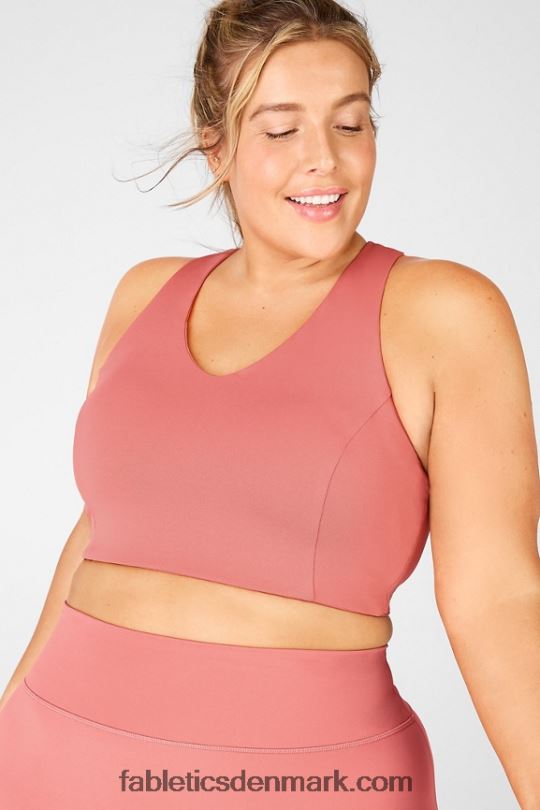 Fabletics Kvinder boost high impact sports bh PNX2T1442 støvet cedertræ/blomst