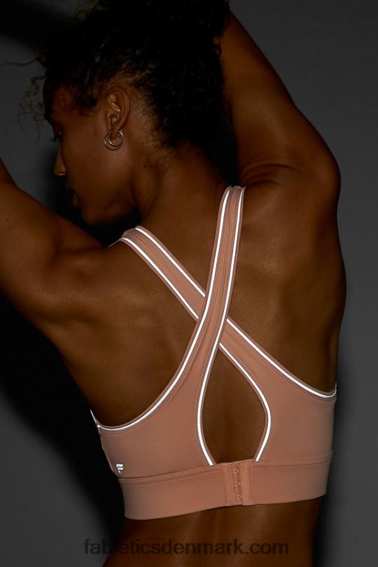 Fabletics Kvinder brynn high impact sports bh ii PNX2T1435 sandeltræ/persimmon/reflekterende sølv
