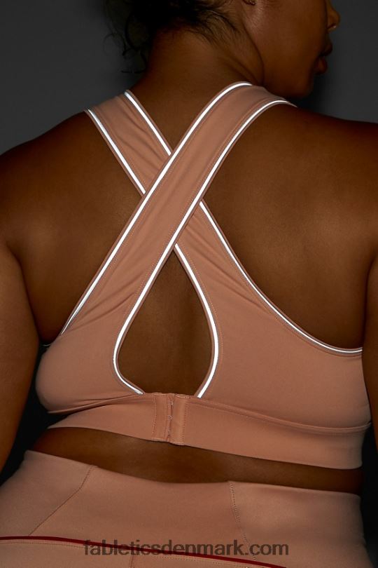 Fabletics Kvinder brynn high impact sports bh ii PNX2T1436 sandeltræ/persimmon/reflekterende sølv