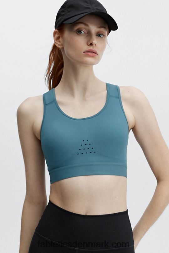 Fabletics Kvinder elsie high impact run sports bh PNX2T1419 rigtig blågrøn