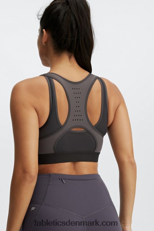 Fabletics Kvinder elsie high impact run sports bh PNX2T1420 mellemgrå/fantom