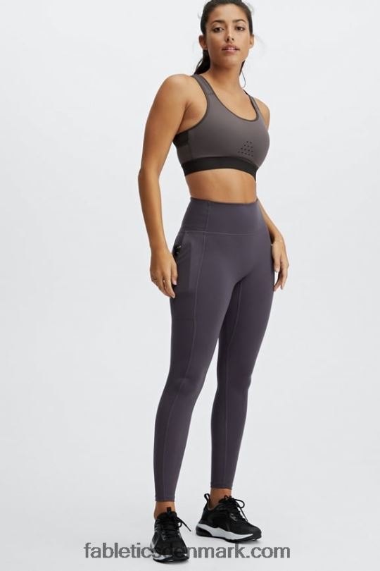 Fabletics Kvinder elsie high impact run sports bh PNX2T1420 mellemgrå/fantom