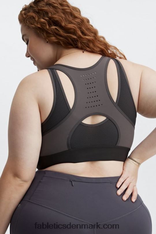 Fabletics Kvinder elsie high impact run sports bh PNX2T1421 mellemgrå/fantom