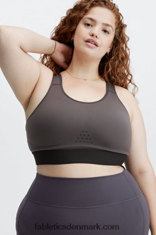 Fabletics Kvinder elsie high impact run sports bh PNX2T1421 mellemgrå/fantom