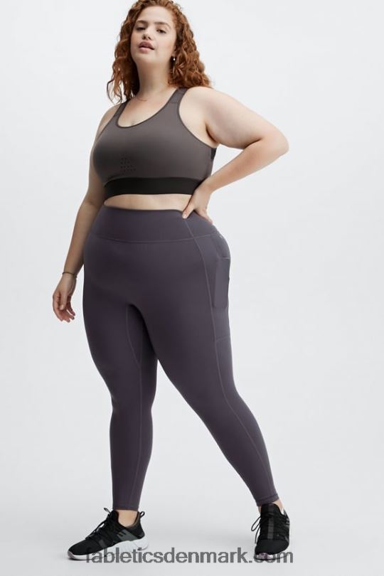 Fabletics Kvinder elsie high impact run sports bh PNX2T1421 mellemgrå/fantom