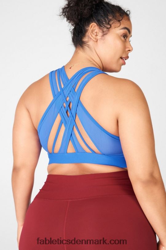 Fabletics Kvinder faye højtryks sports-bh PNX2T1392 lapis
