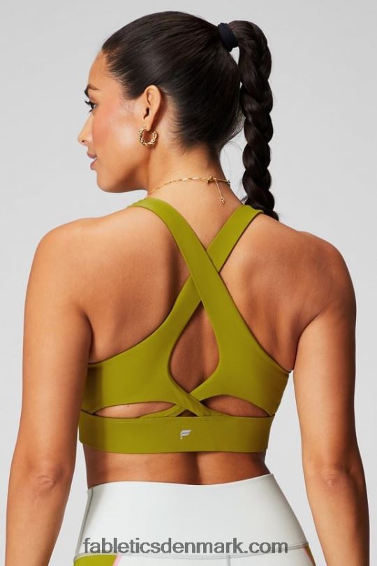 Fabletics Kvinder no-bounce sports-bh 88 PNX2T1331 olivenlund