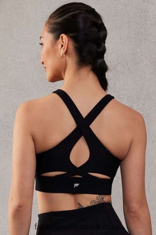 Fabletics Kvinder no-bounce sports-bh 89 PNX2T1336 sort