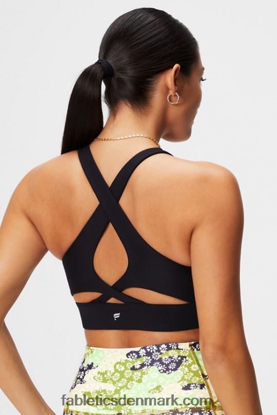 Fabletics Kvinder no-bounce sports-bh 89 PNX2T1336 sort