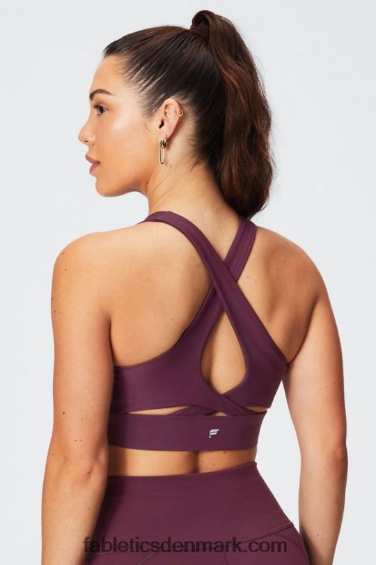 Fabletics Kvinder no-bounce sports-bh 90 PNX2T1338 bordeaux