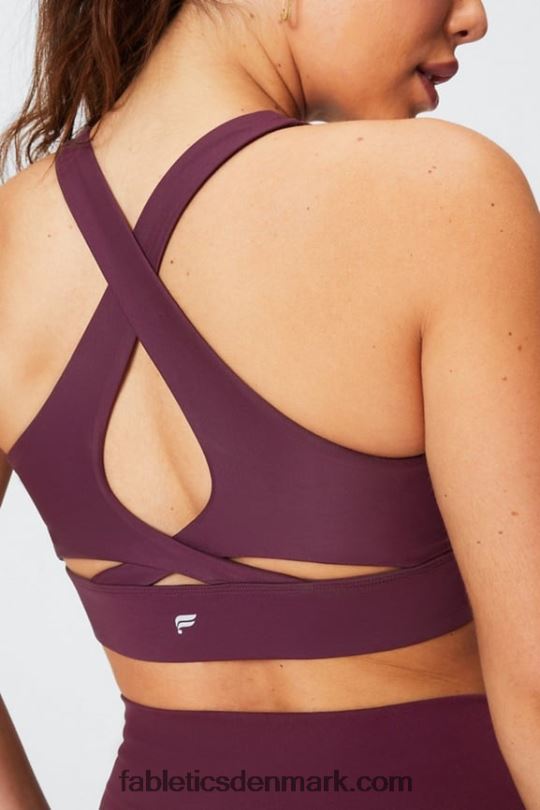 Fabletics Kvinder no-bounce sports-bh 90 PNX2T1338 bordeaux