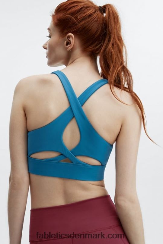 Fabletics Kvinder no-bounce sports-bh 92 PNX2T1351 havbølge