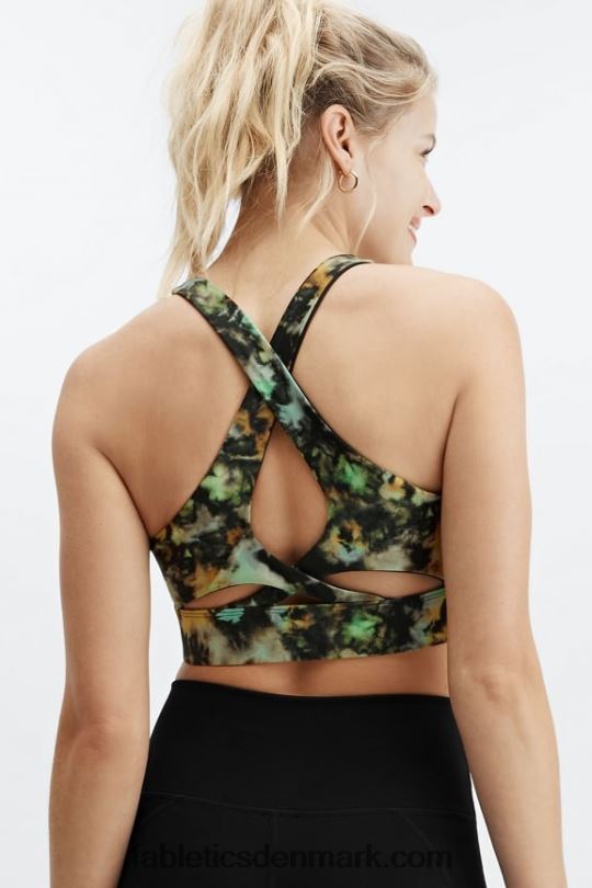 Fabletics Kvinder no-bounce sports-bh 93 PNX2T1355 tie dye tur