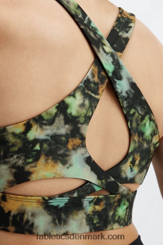 Fabletics Kvinder no-bounce sports-bh 93 PNX2T1355 tie dye tur