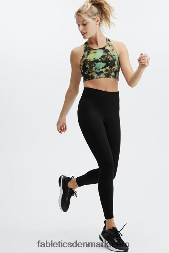 Fabletics Kvinder no-bounce sports-bh 93 PNX2T1355 tie dye tur