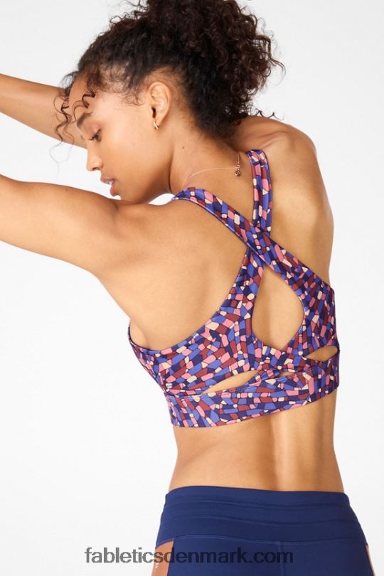 Fabletics Kvinder no-bounce sports-bh 94 PNX2T1359 marine krystallinsk