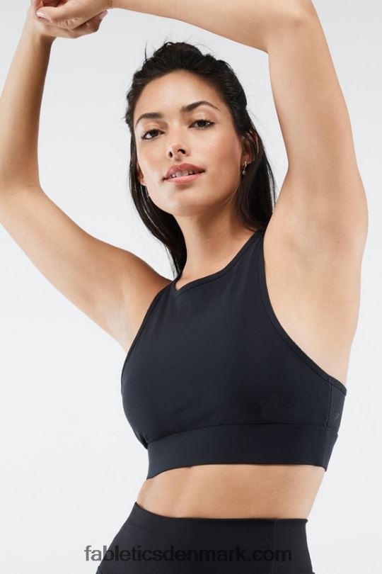 Fabletics Kvinder siena kraftig sports-bh PNX2T1430 sort