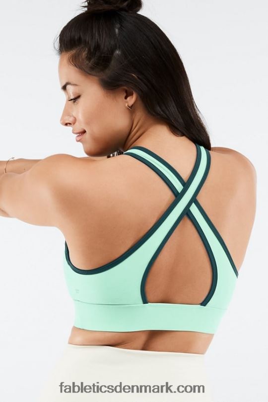 Fabletics Kvinder siena kraftig sports-bh PNX2T1431 Gulf Coast/midnatsbølge