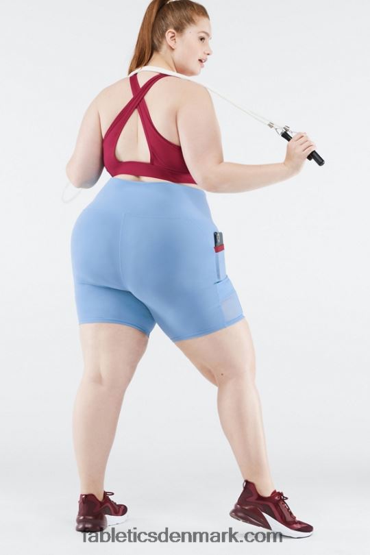 Fabletics Kvinder siena kraftig sports-bh PNX2T1434 kirsebær brast