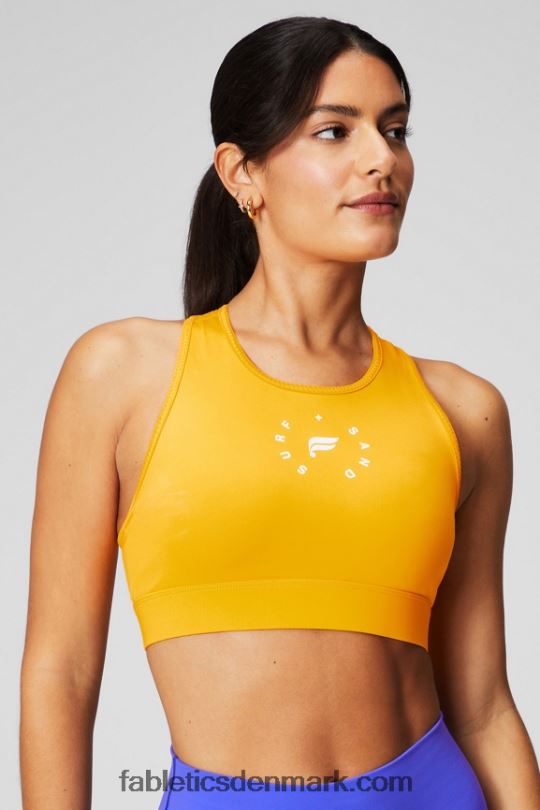 Fabletics Kvinder trinity high impact sports bh 95 PNX2T1364 eftermiddagssol/lyserød flugt/grafik
