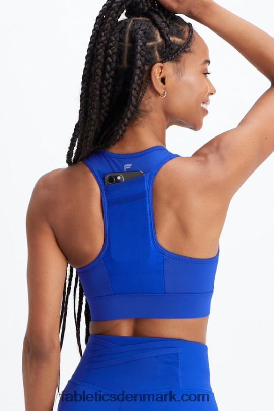 Fabletics Kvinder trinity high impact sports bh 96 PNX2T1371 klassisk blå